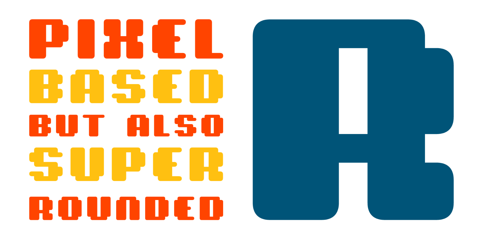 Pixiel - Modern Pixel Typeface