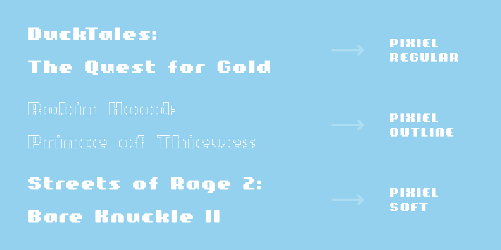 Pixiel - Modern Pixel Typeface