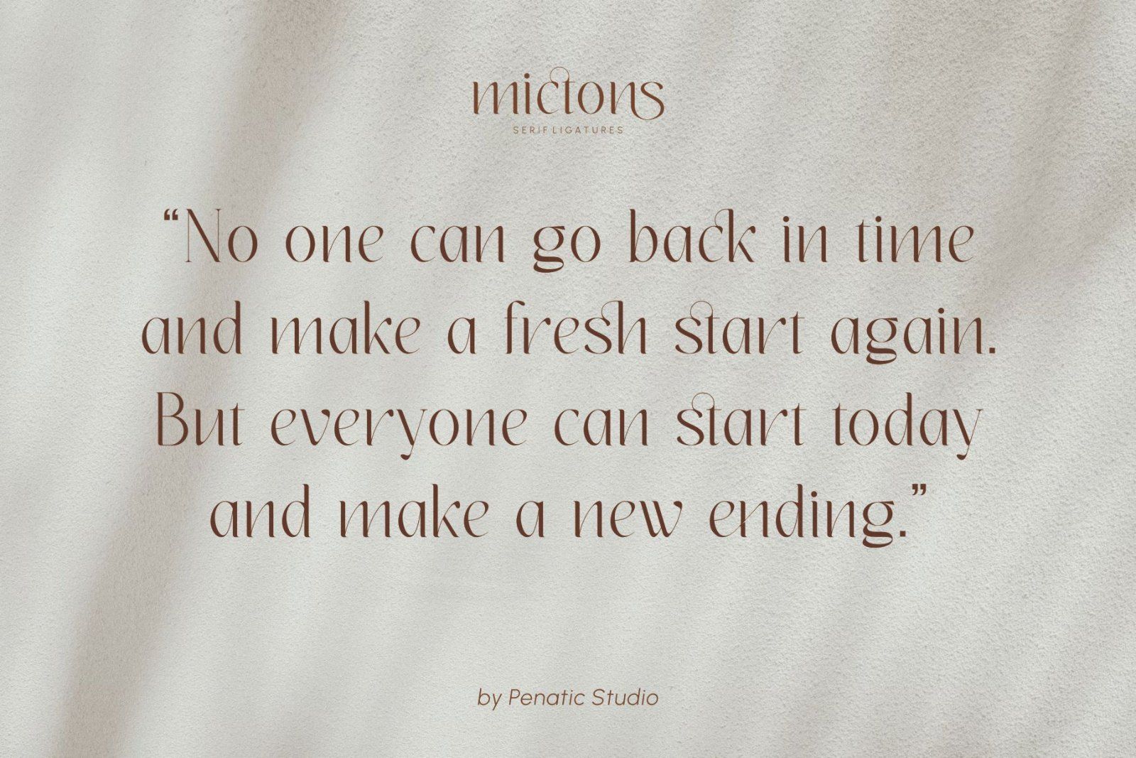 Mictons _ Clean, Smooth Typeface — image 5