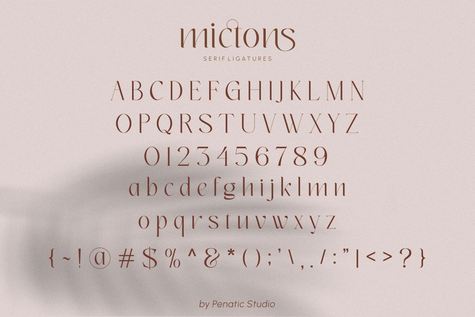 Mictons _ Clean, Smooth Typeface — image 9