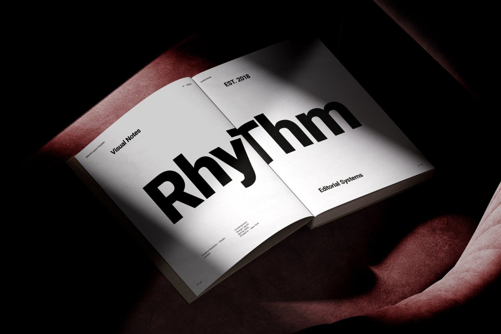 Minimal Editorial Layout Template