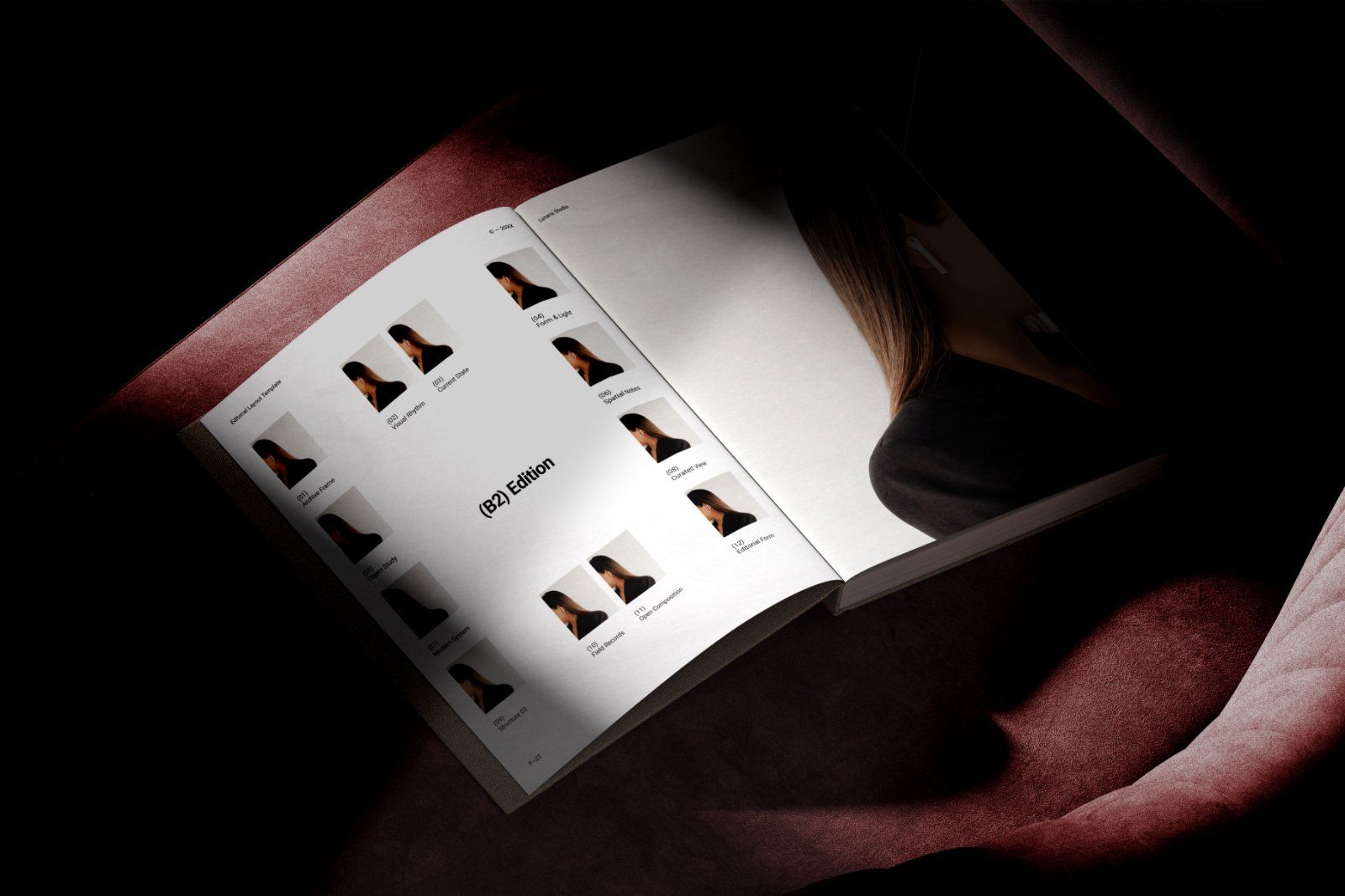 Minimal Editorial Layout Template