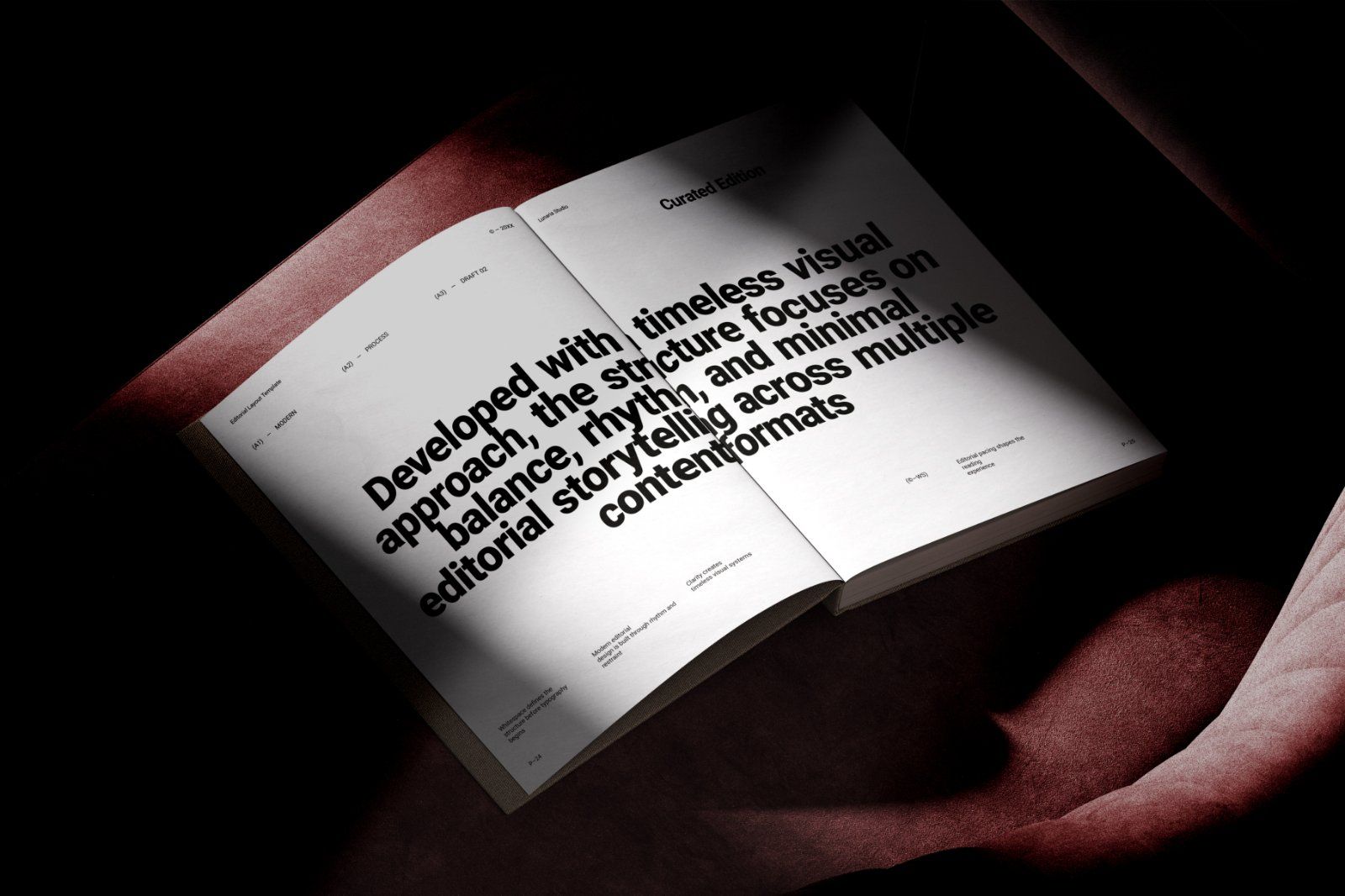 Minimal Editorial Layout Template