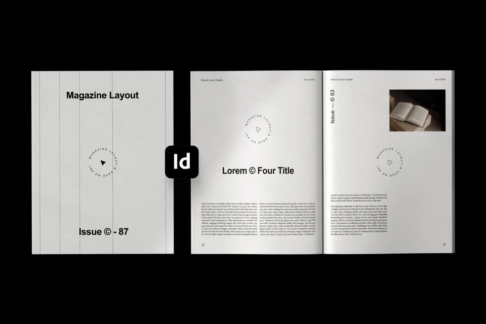 Minimalist Editorial Magazine Layout