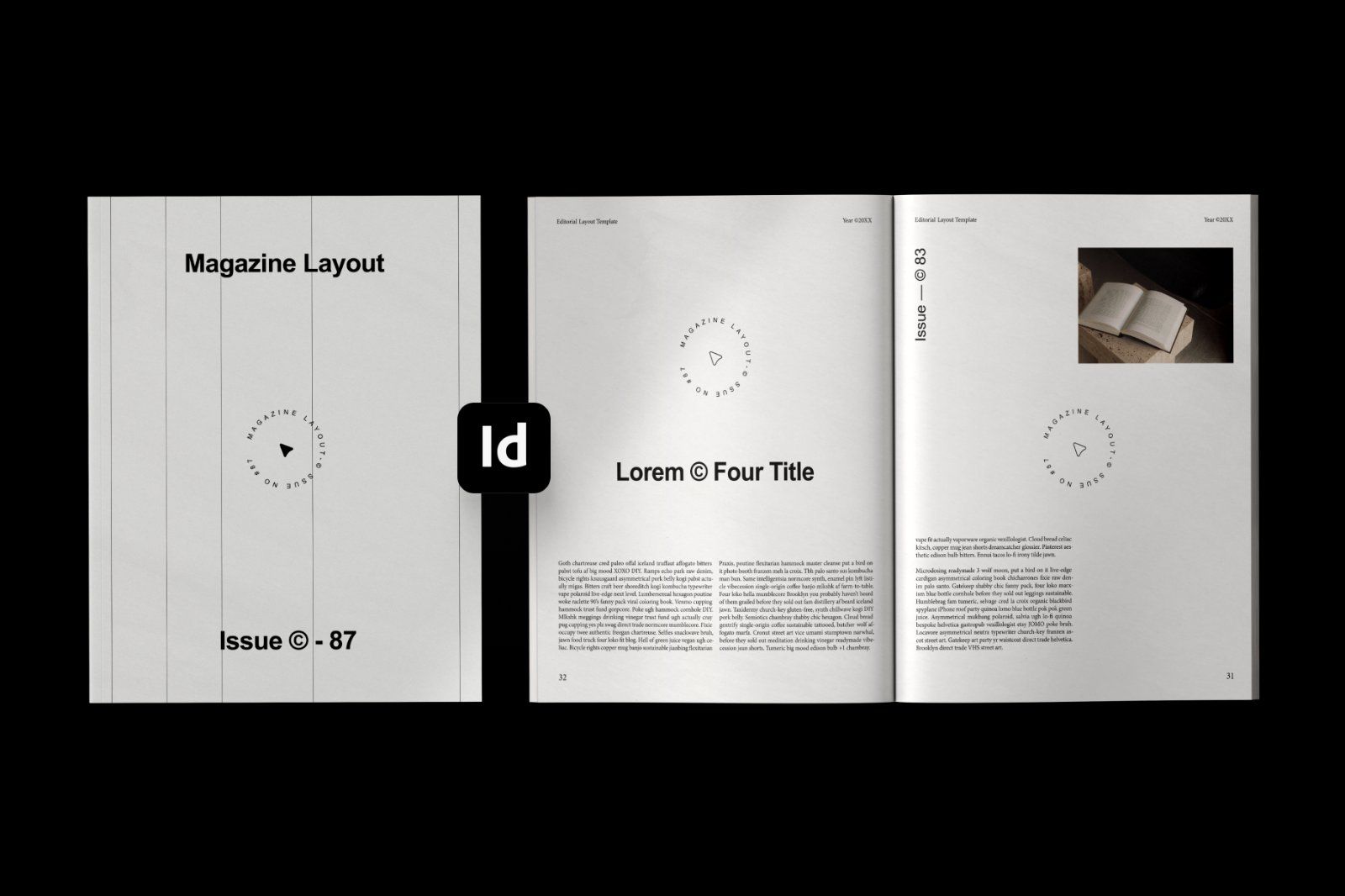 Minimalist Editorial Magazine Layout