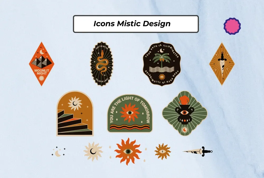 Mistic Icons Design - PNG - SVG - PDF — image 2