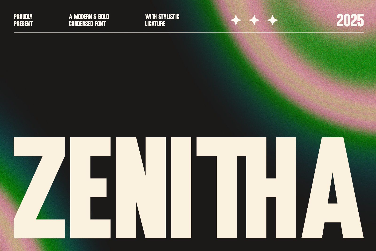 Zenitha - Condensed Sans Font — image 1