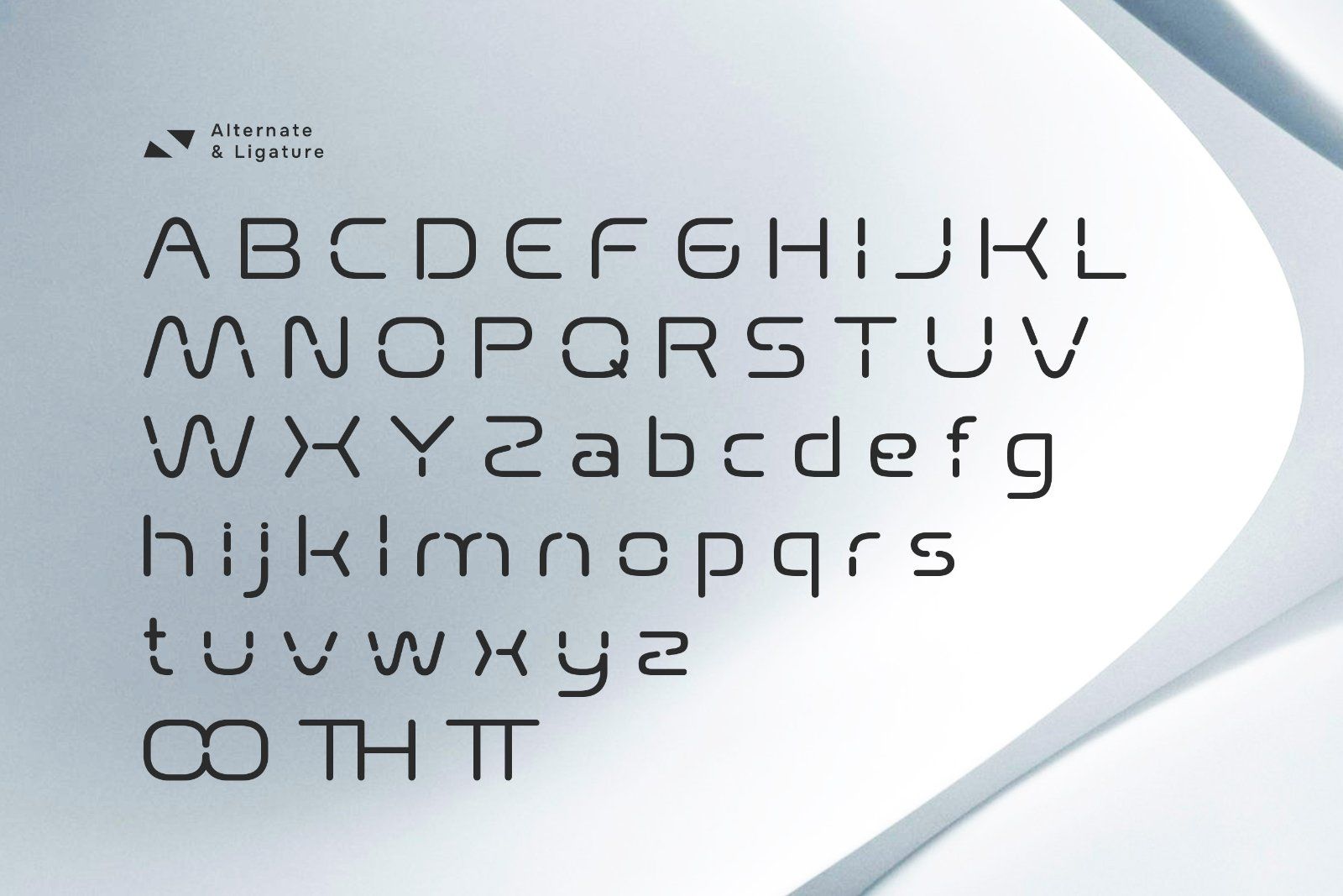 Romusha - Futuristic Display Font — image 9