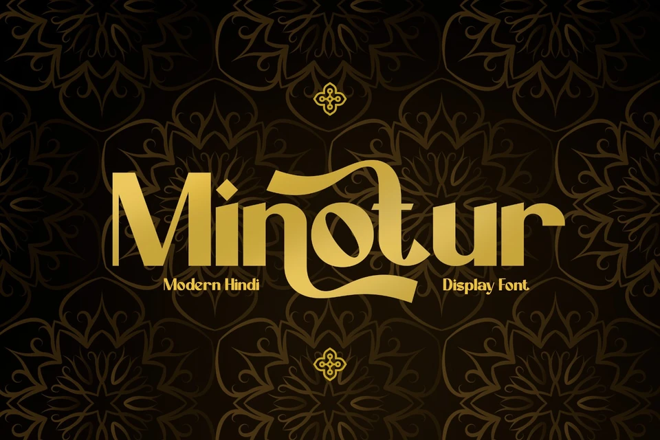 Minotur - Modern Hindi Display Font