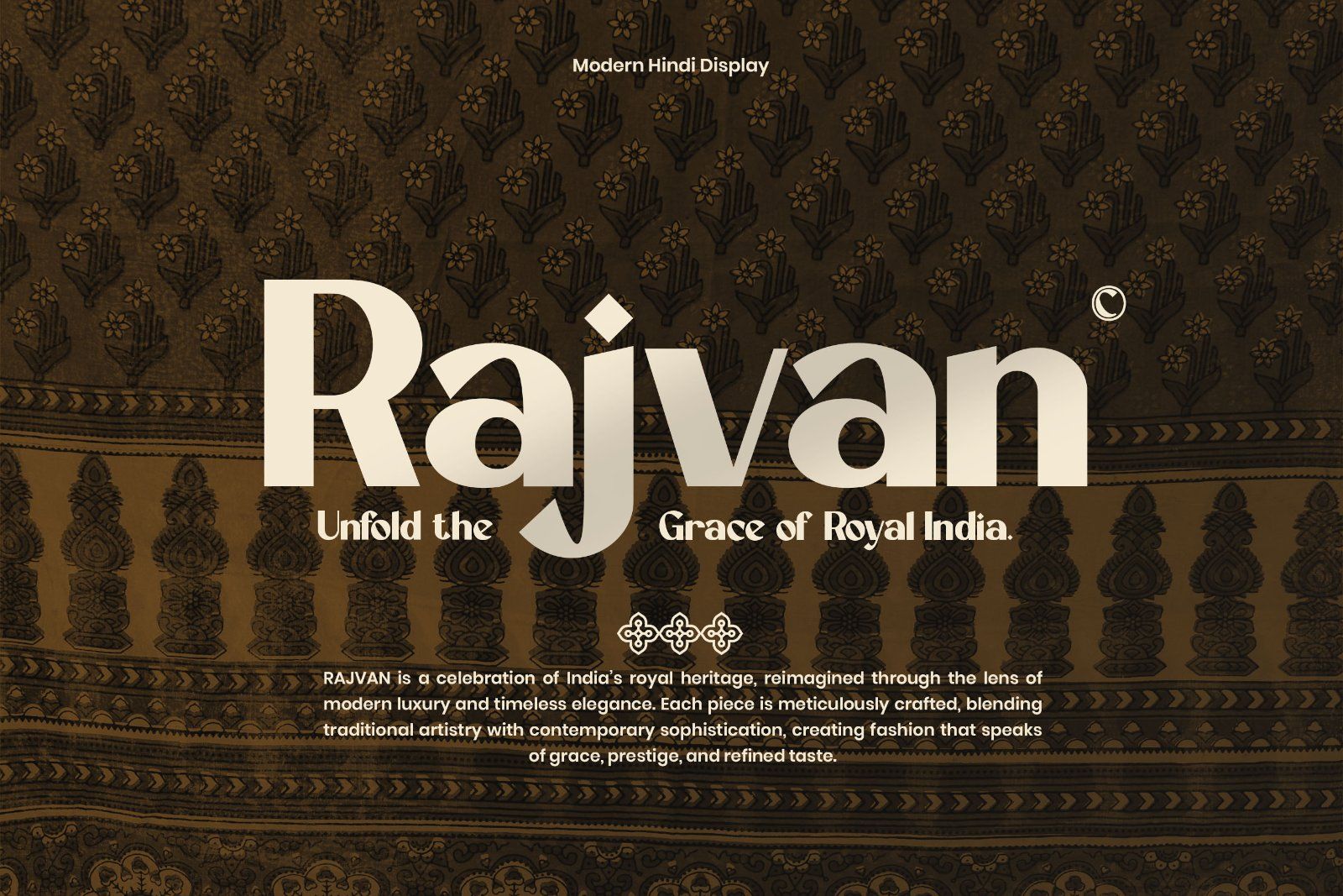 Minotur - Modern Hindi Display Font — image 2