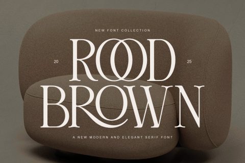 Rood Brown | Modern and Elegant Serif