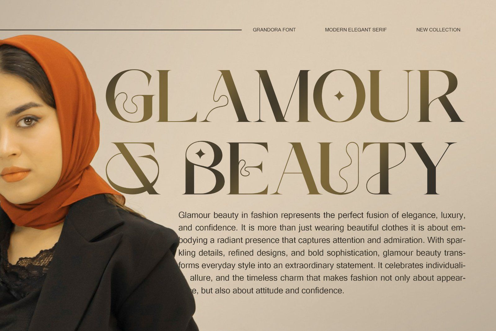 Grandora - Elegant Serif Font — image 2
