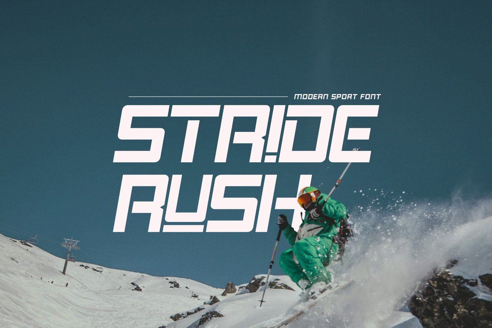 Stride Rush - Modern Sport Font — image 1