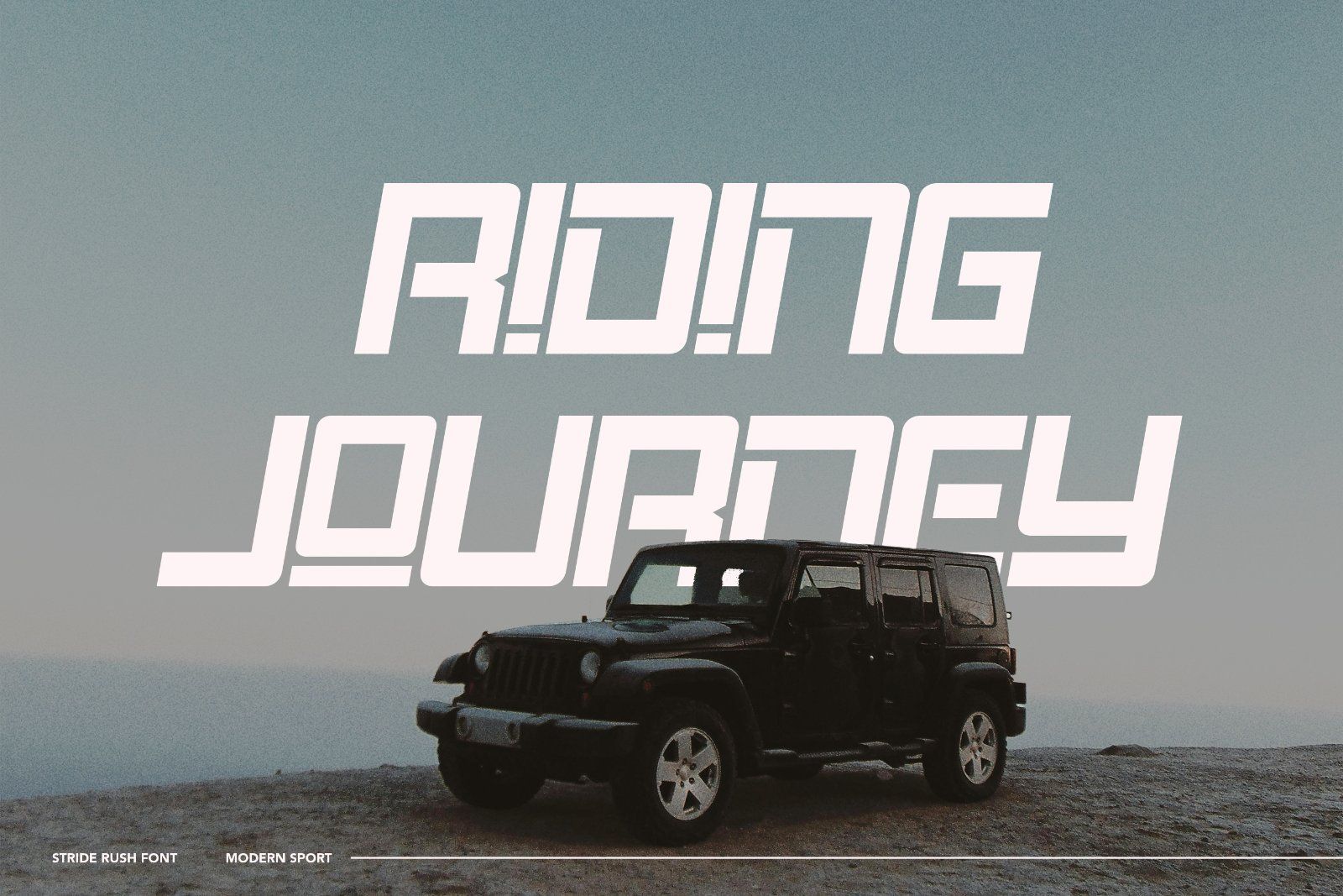 Stride Rush - Modern Sport Font — image 3