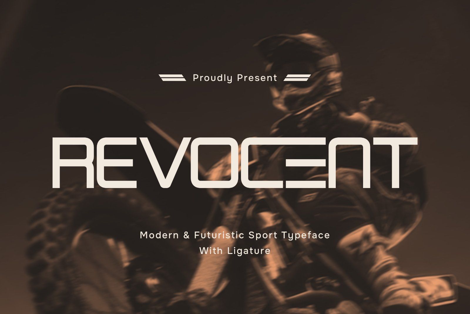 Revocent - Futuristic Sport Display Font — image 1