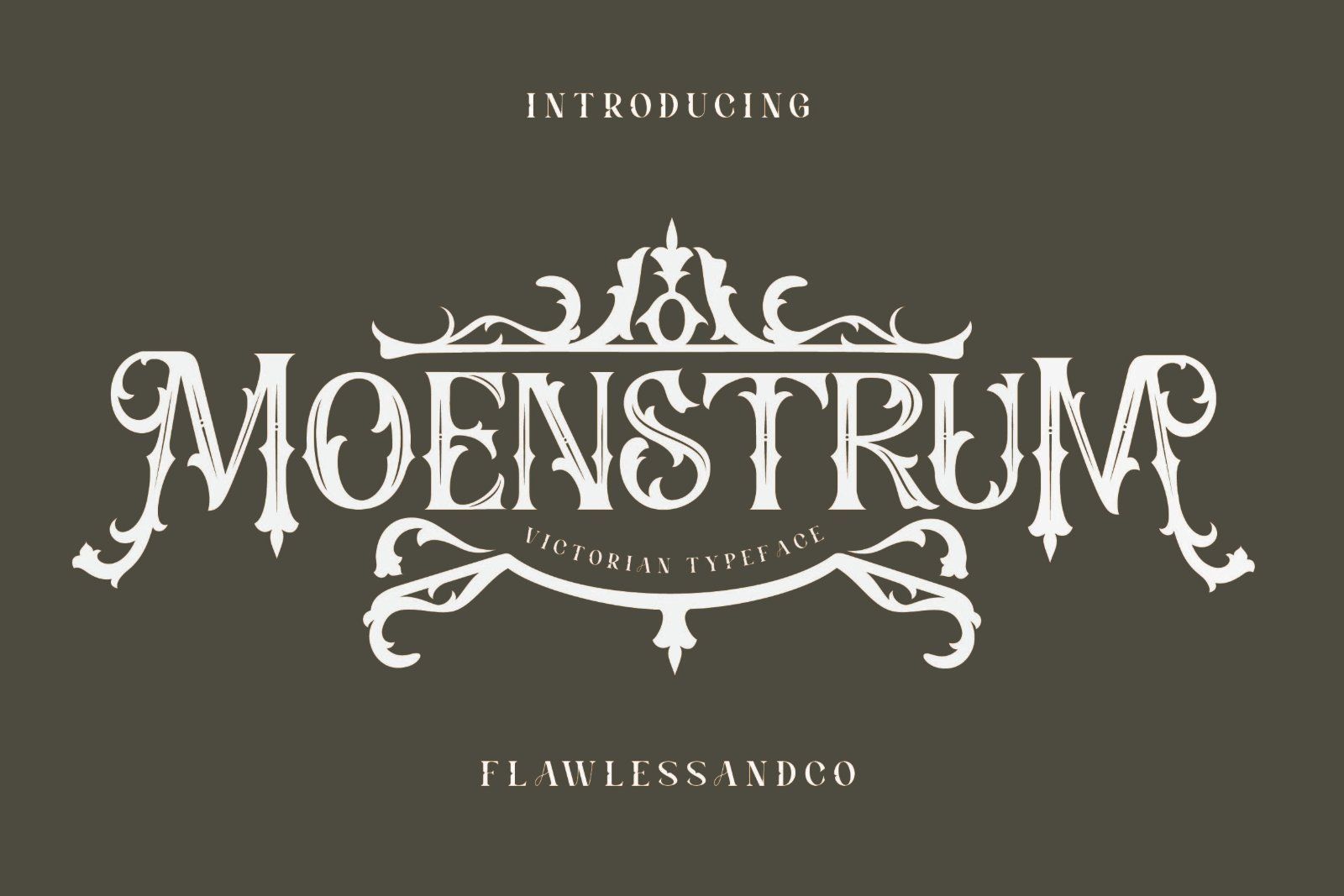 Moenstrum - Blackletter Font — image 1