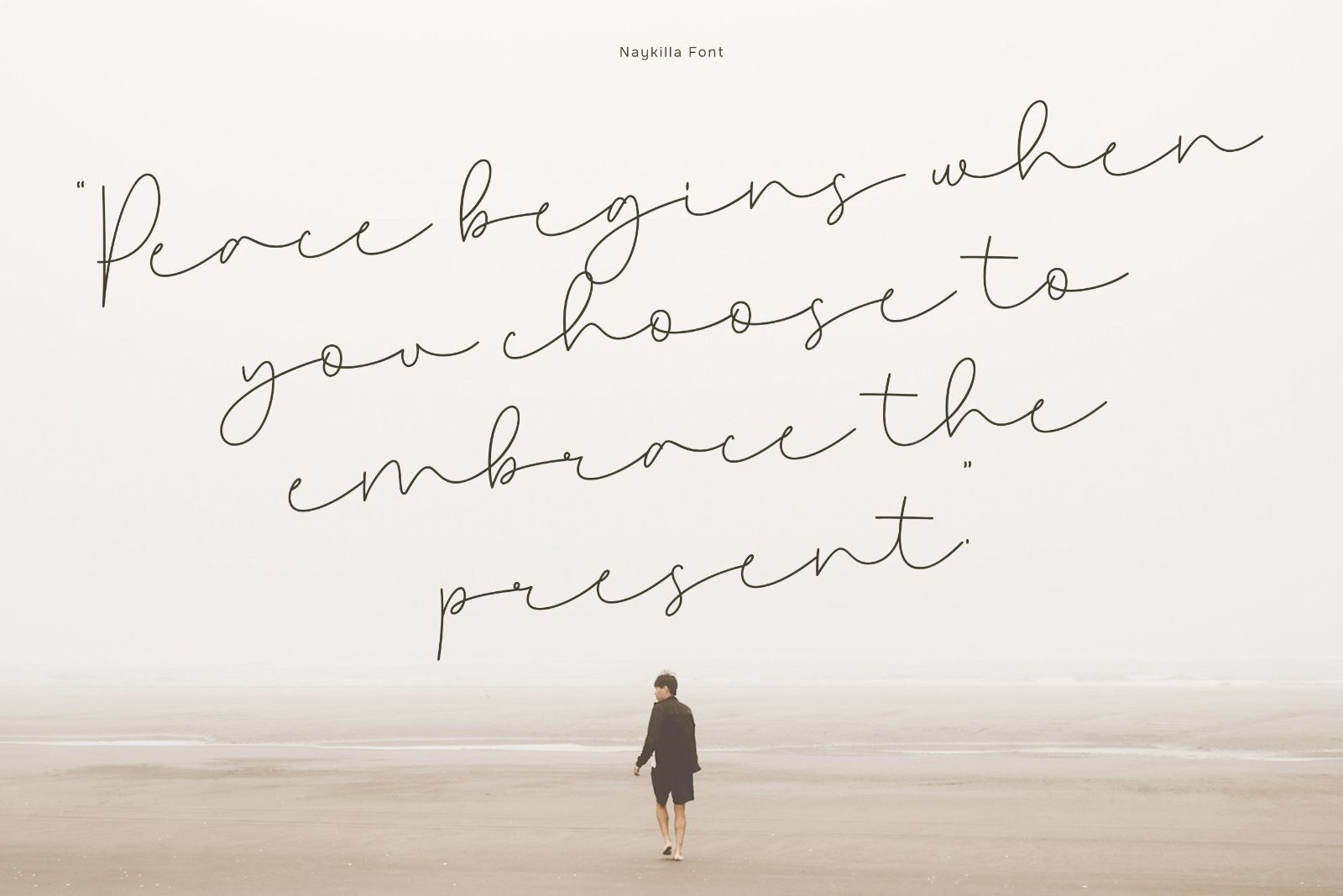 Naykilla - Monoline Script Font — image 5