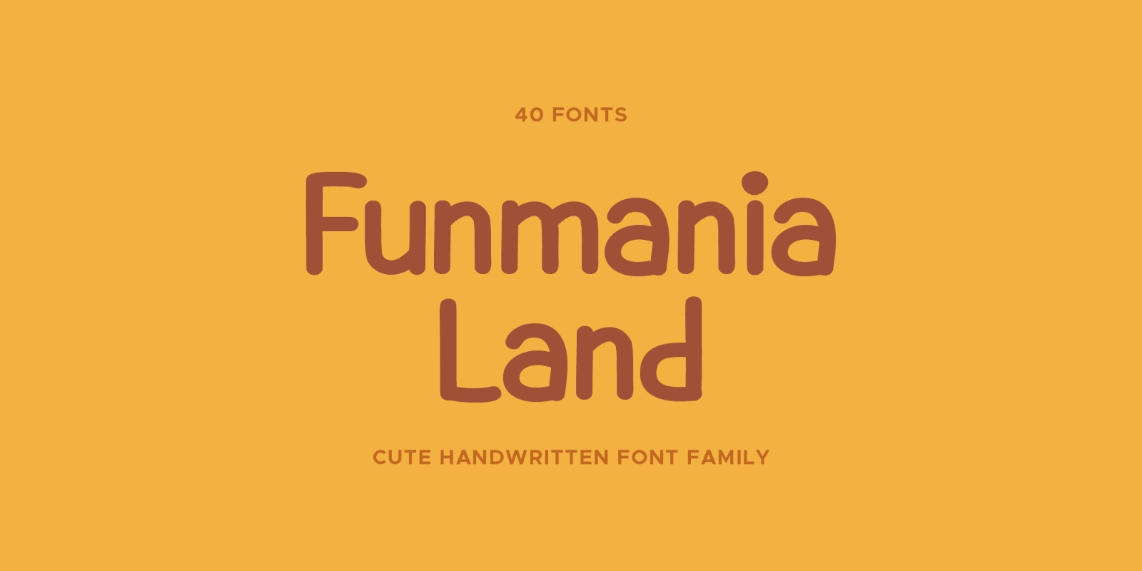 Funmania Land - Handwritten Font Family — image 1