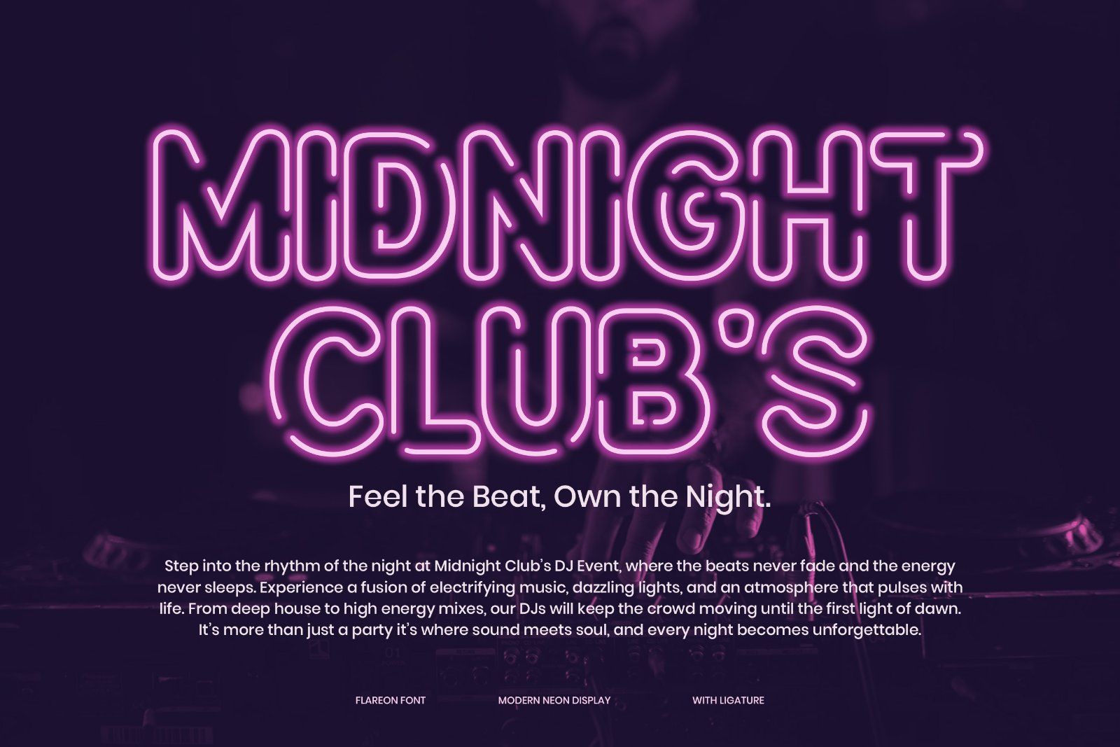 Flareon - Neon Display Font — image 5