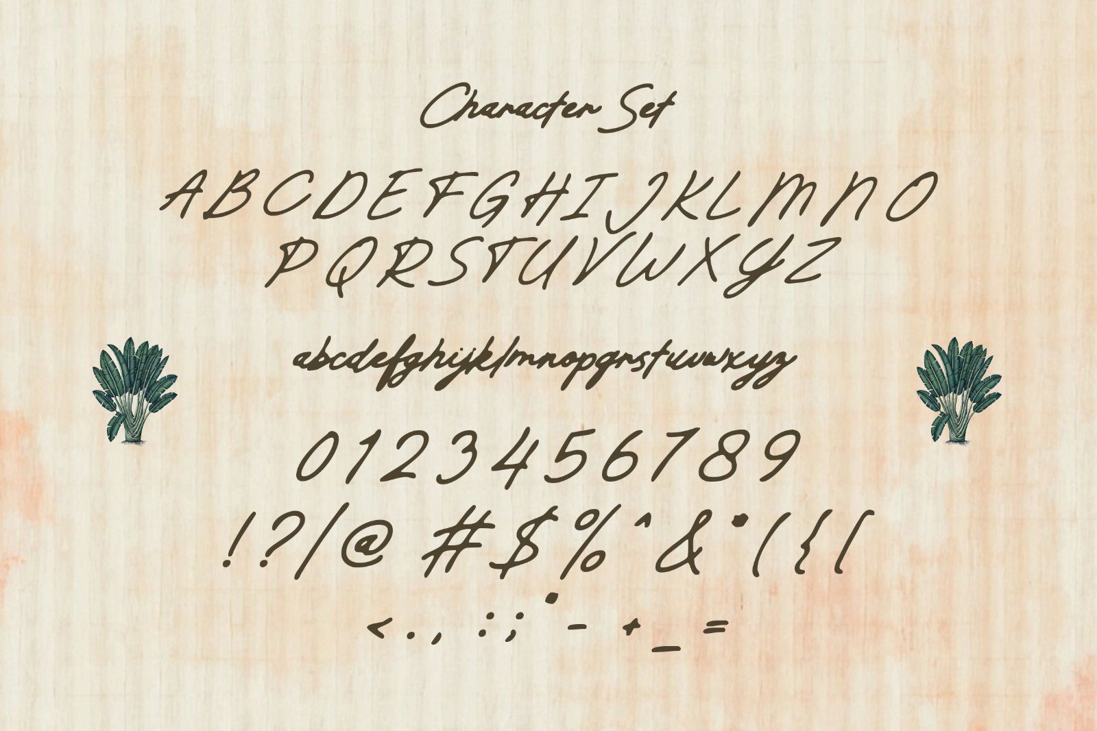Organic Gardenia - Old Handwritten Script Font