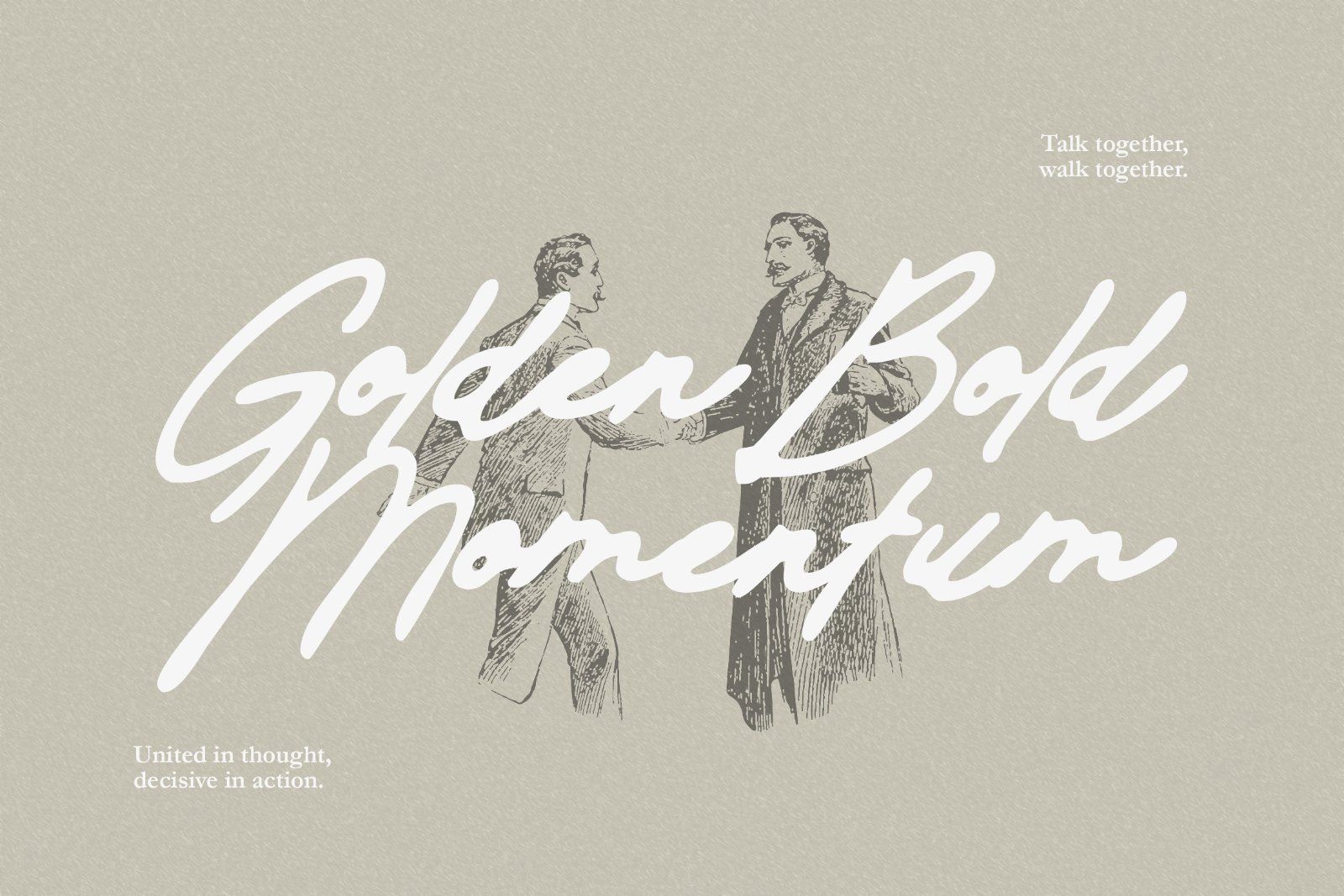 Organic Gardenia - Old Handwritten Script Font