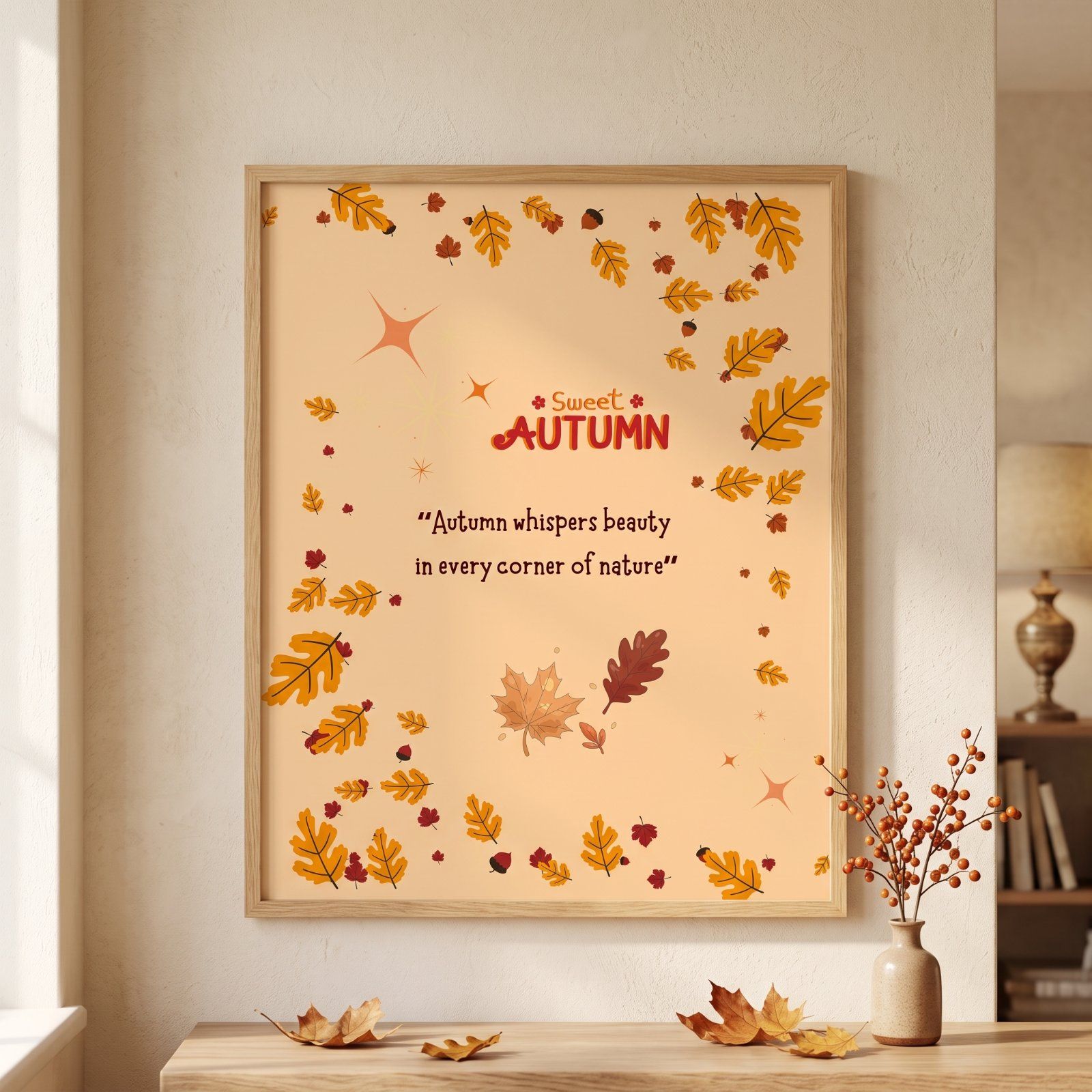 Poster Sweet Autumn – A Season of Beauty  Wall Art 🍂✨ — image 2