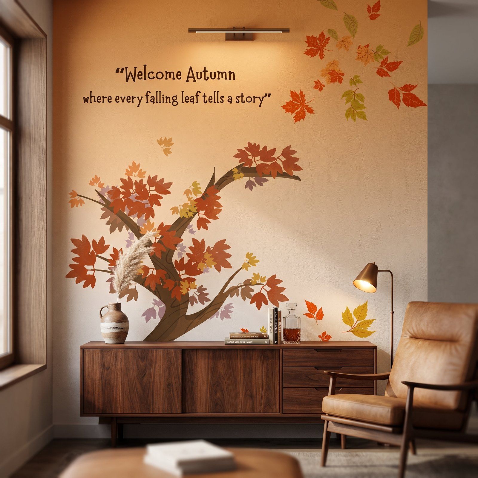 Autumn Wall Art – Falling Leaves & Cozy Fall Decor 🍂 — image 2