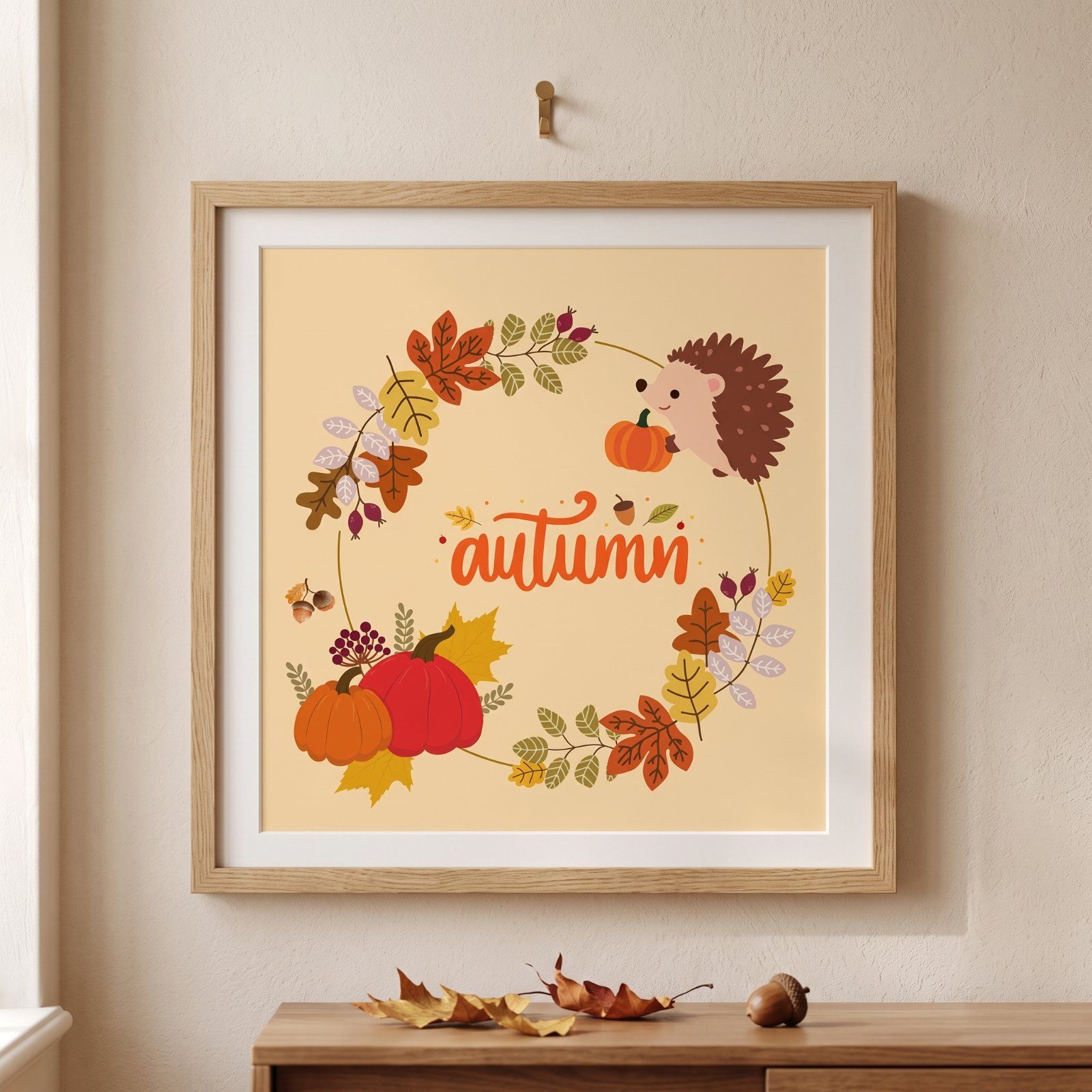 Poster of Autumn Leaves Wall Art – Cozy Fall Botanical Printable 🍂 — image 2