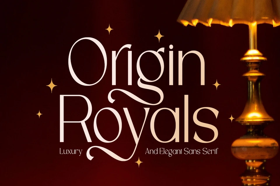 Origin Royals - Luxury Sans Serif Font