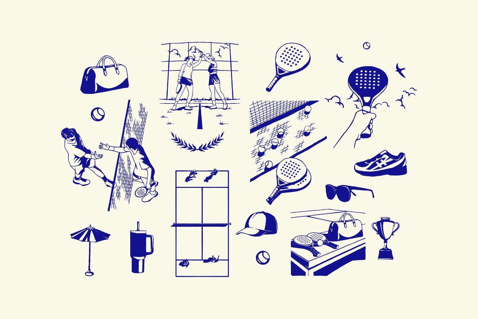 Padel Aesthetic Graphic — image 2