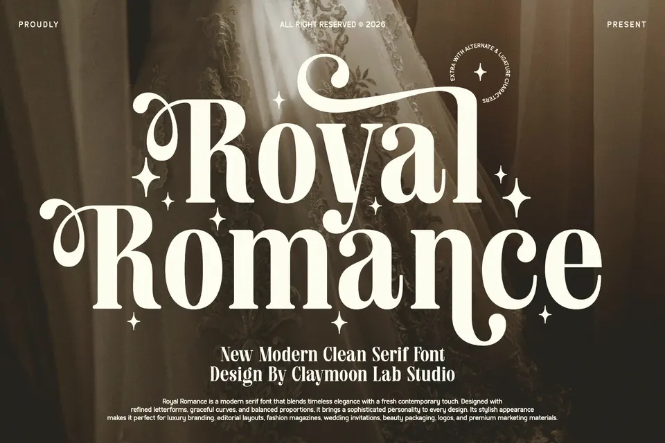 Royal Romance — Elegant Modern Serif Font