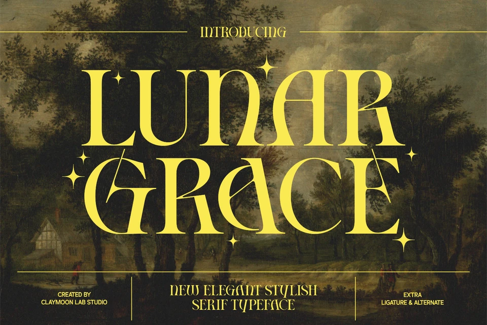 Lunar Grace — Elegant Stylish Serif