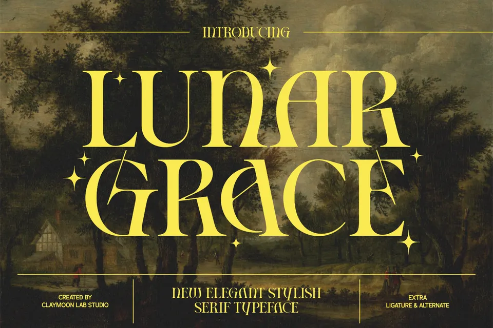 Lunar Grace — Elegant Stylish Serif