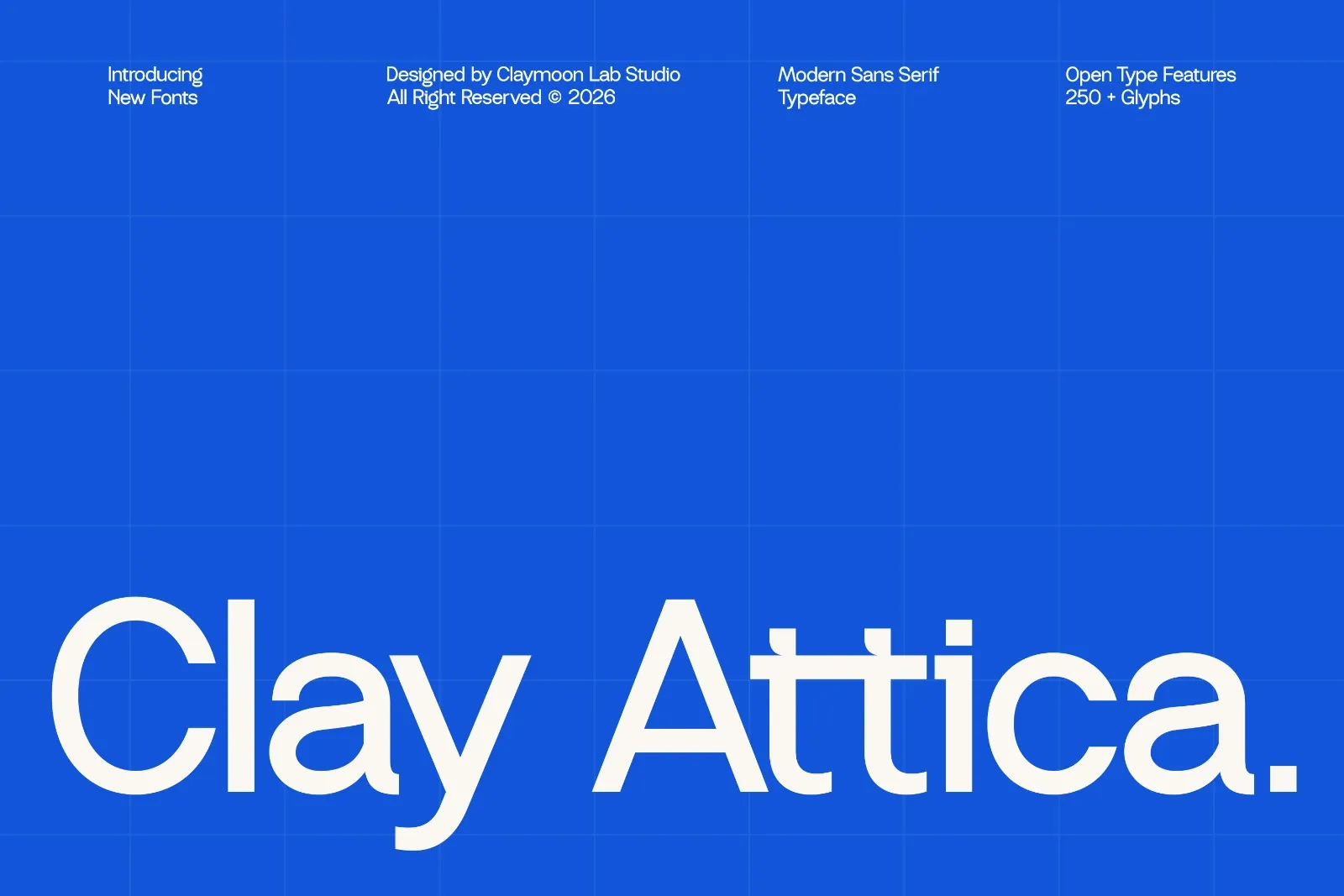 Clay Attica — Modern Sans Serif — image 1