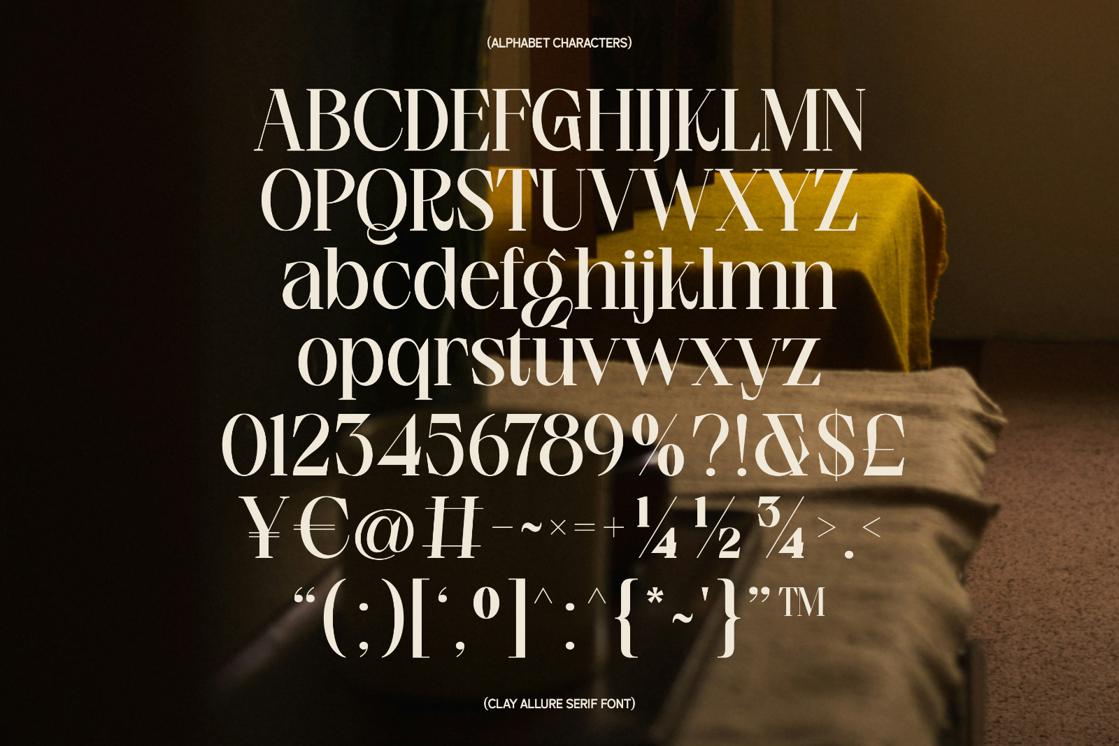 Clay Allure — Modern Elegance Serif Font — image 7