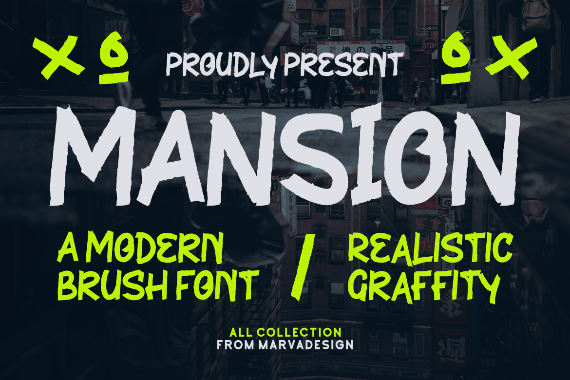 Mansion - A Modern Brush Font — image 1