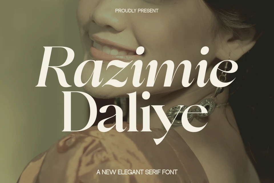 Razimie Daliye - Display Serif Font