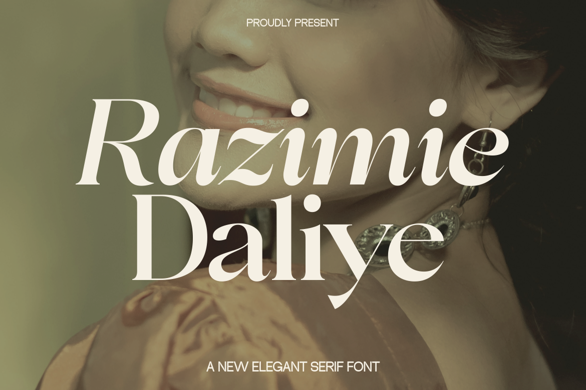 Razimie Daliye - Display Serif Font — image 1