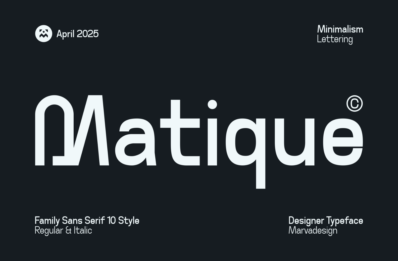 Matique - Family Sans Serif — image 1