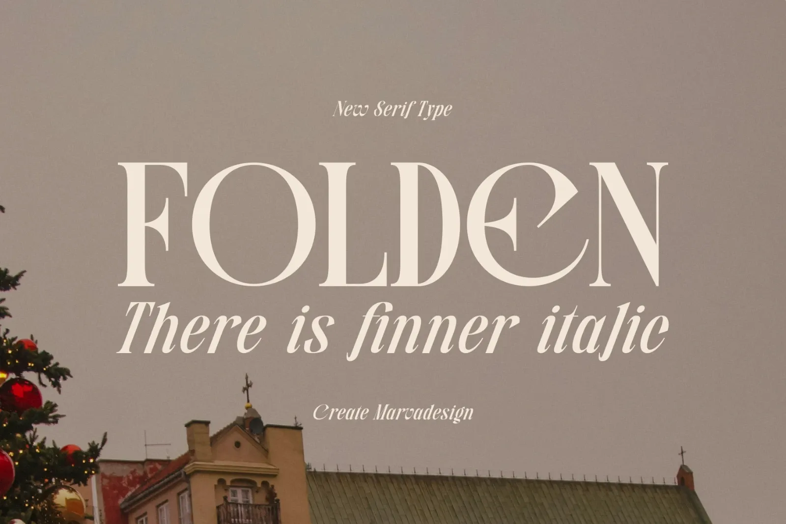 Folden - Serif Display Font — image 1