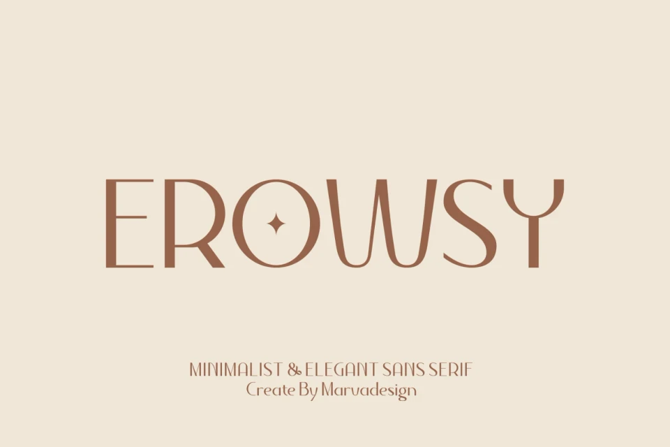 Erowsy Font