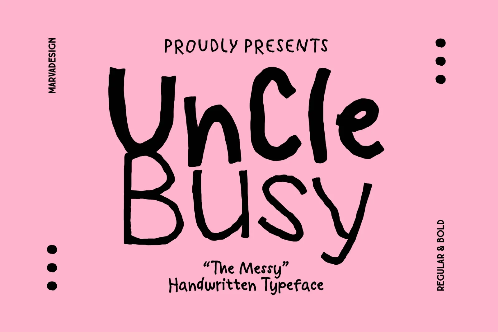 Uncle Busy - Messy Handwritten — image 1