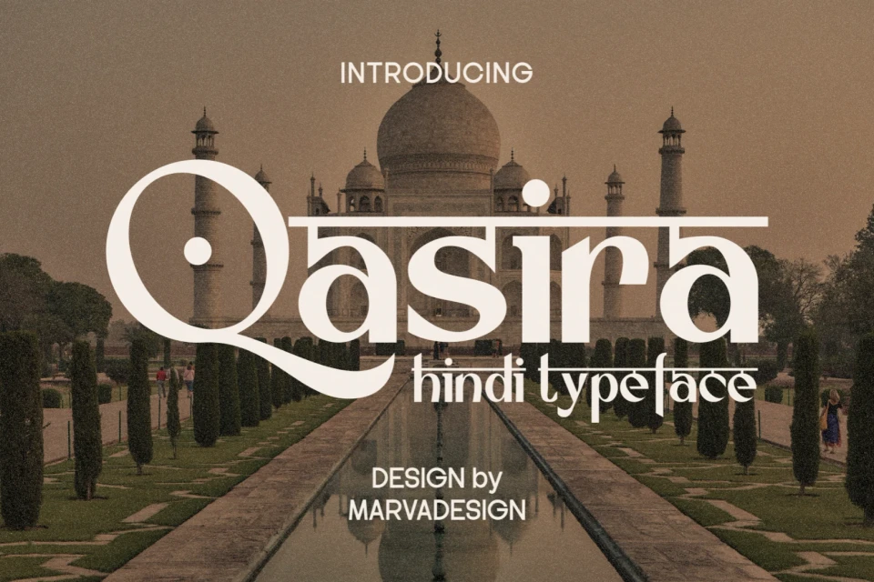 Qasira - A Modern Hindi Font