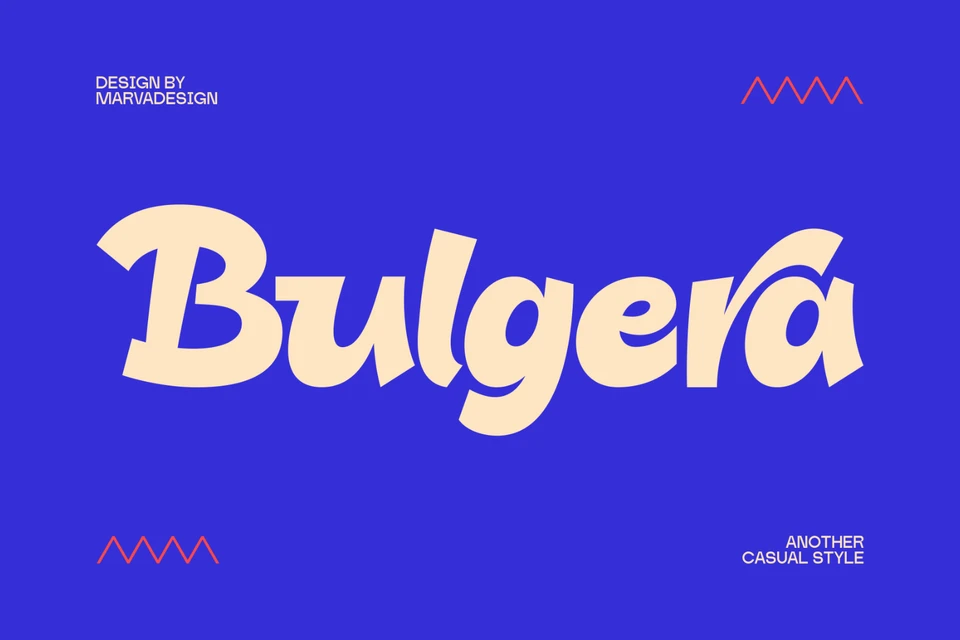 Bulgera - Display Font
