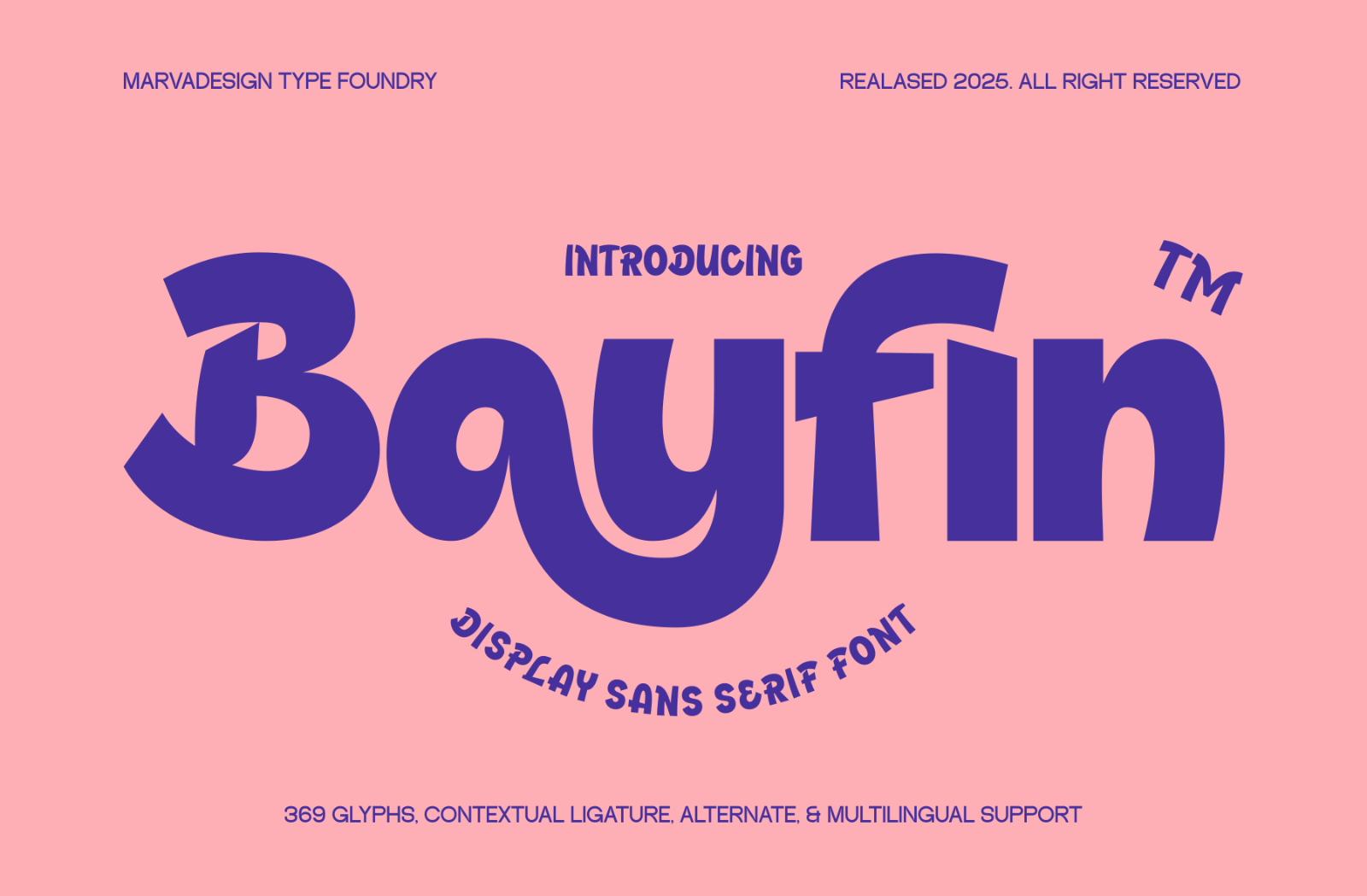 Bayfin - Playful Display Font — image 1