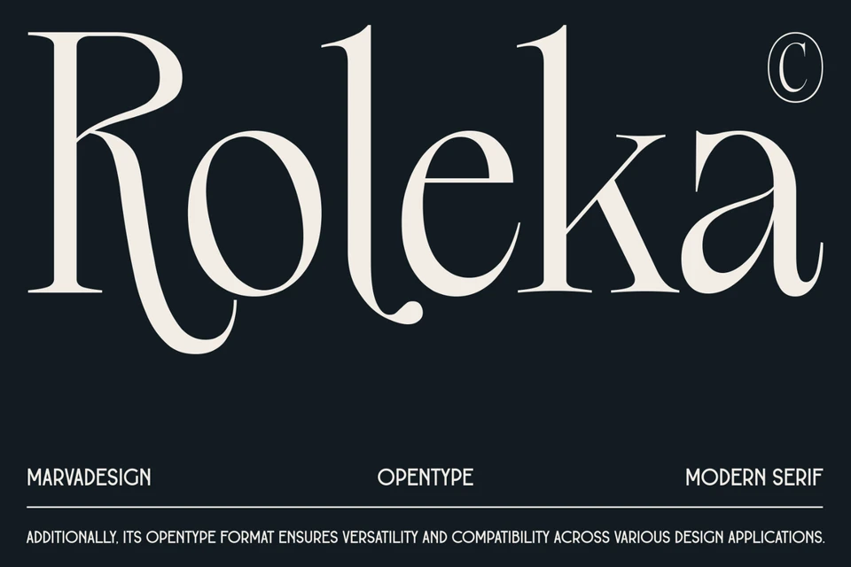 Roleka - Classy Serif Typeface