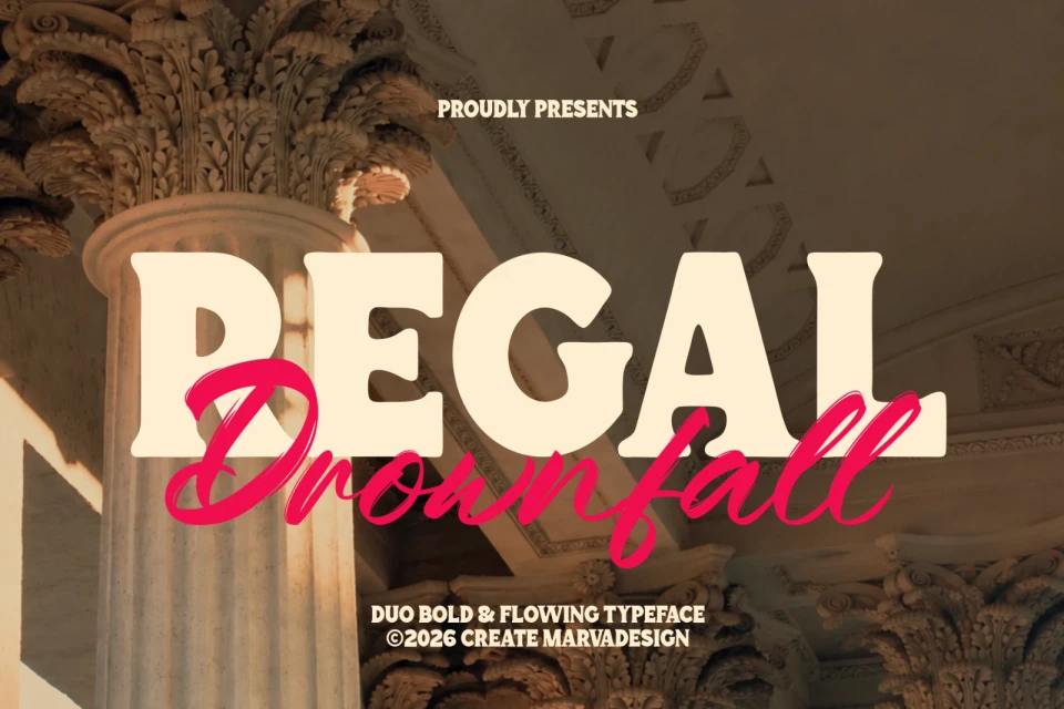 Regal Drownfall Font