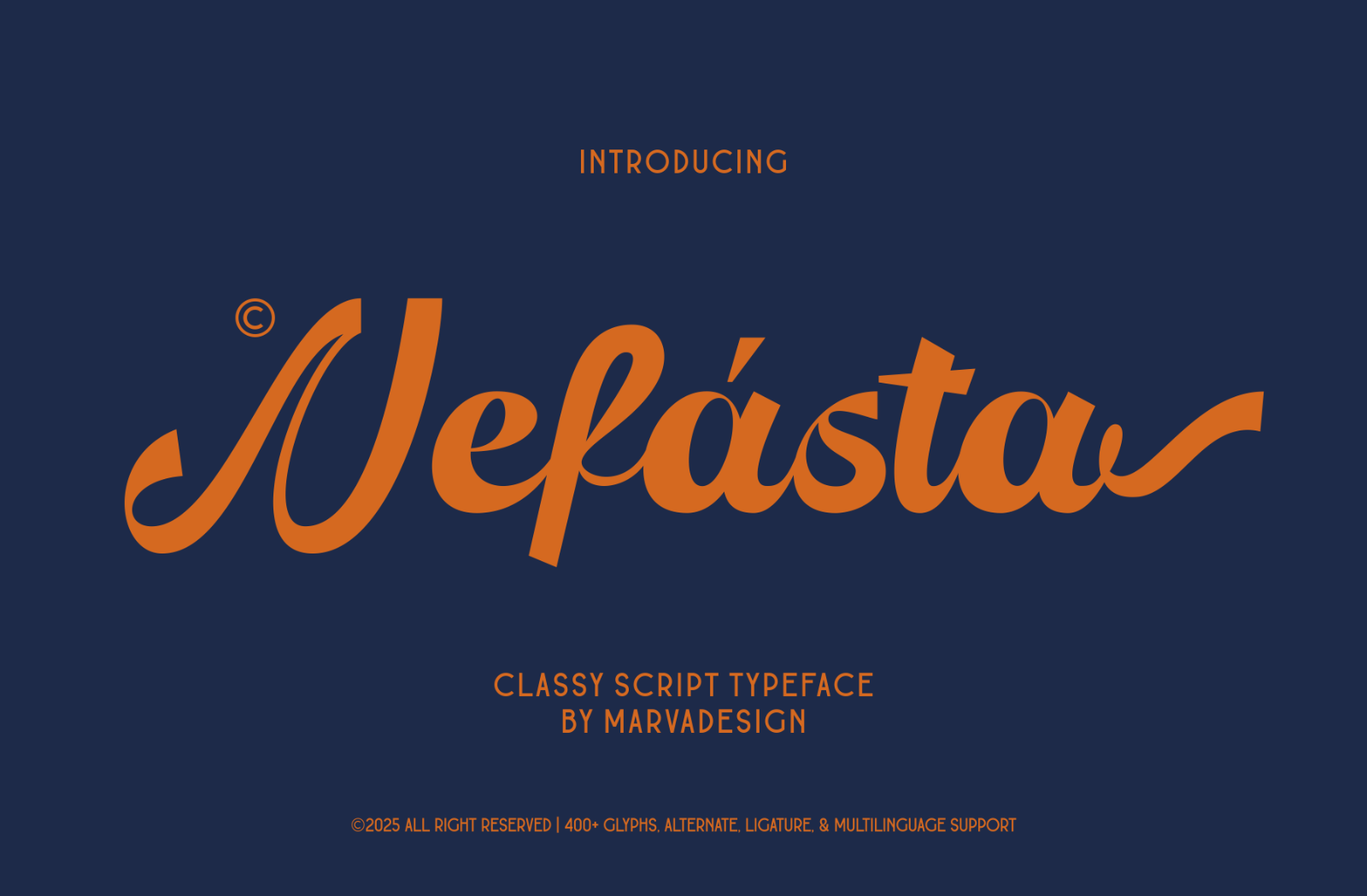 Nefasta - Classy Script Typeface — image 1