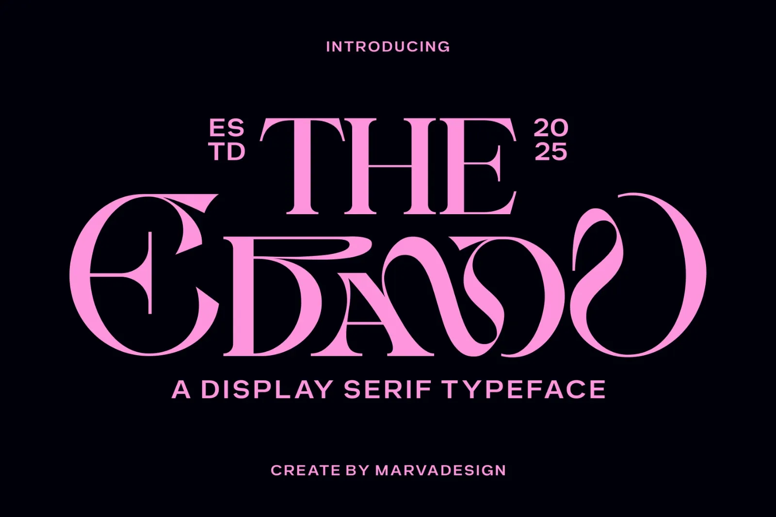 Ebamo - Serif Display Font — image 1
