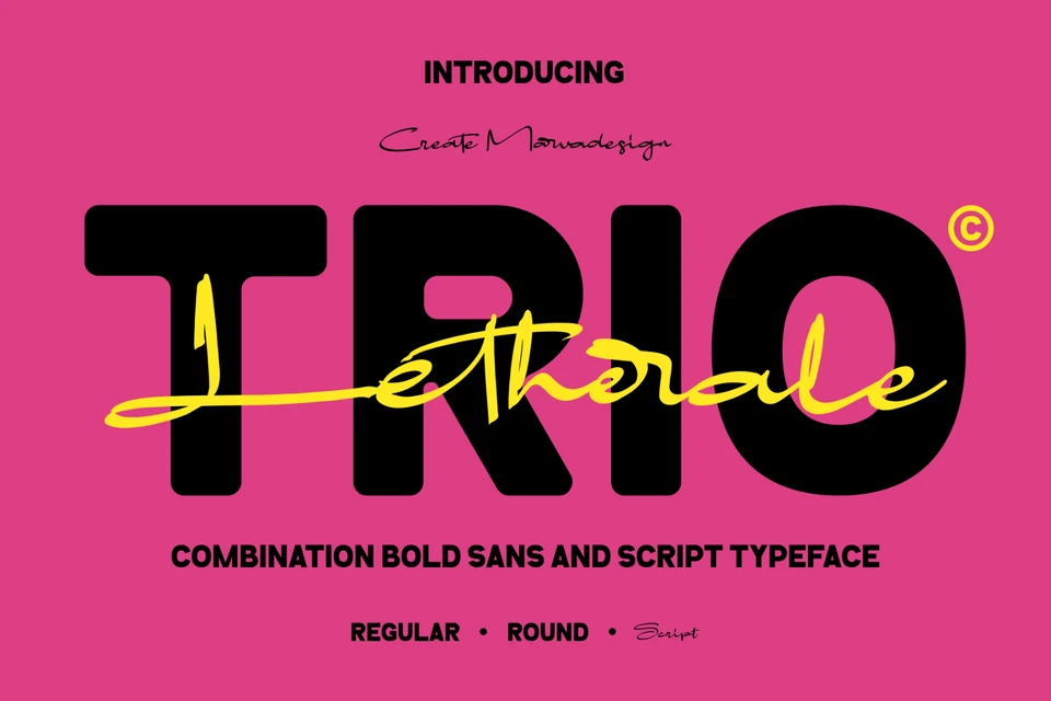 Letherale - Font Trio